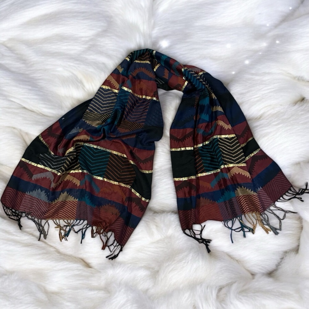 Multi-Coloured Boho Scarf - image 1